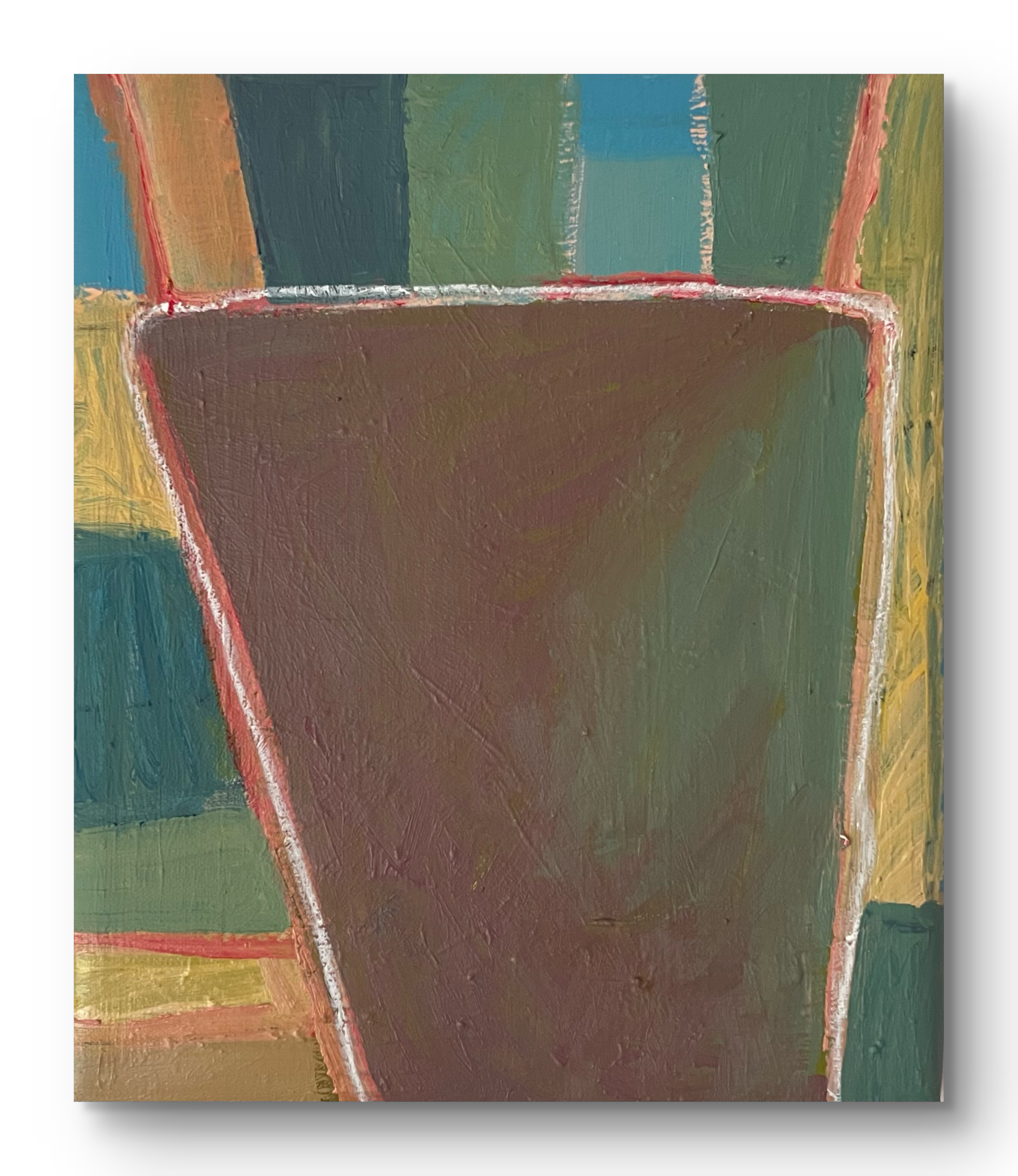 Tunnel to Tomorrow abstract painting by Marley Alvarez