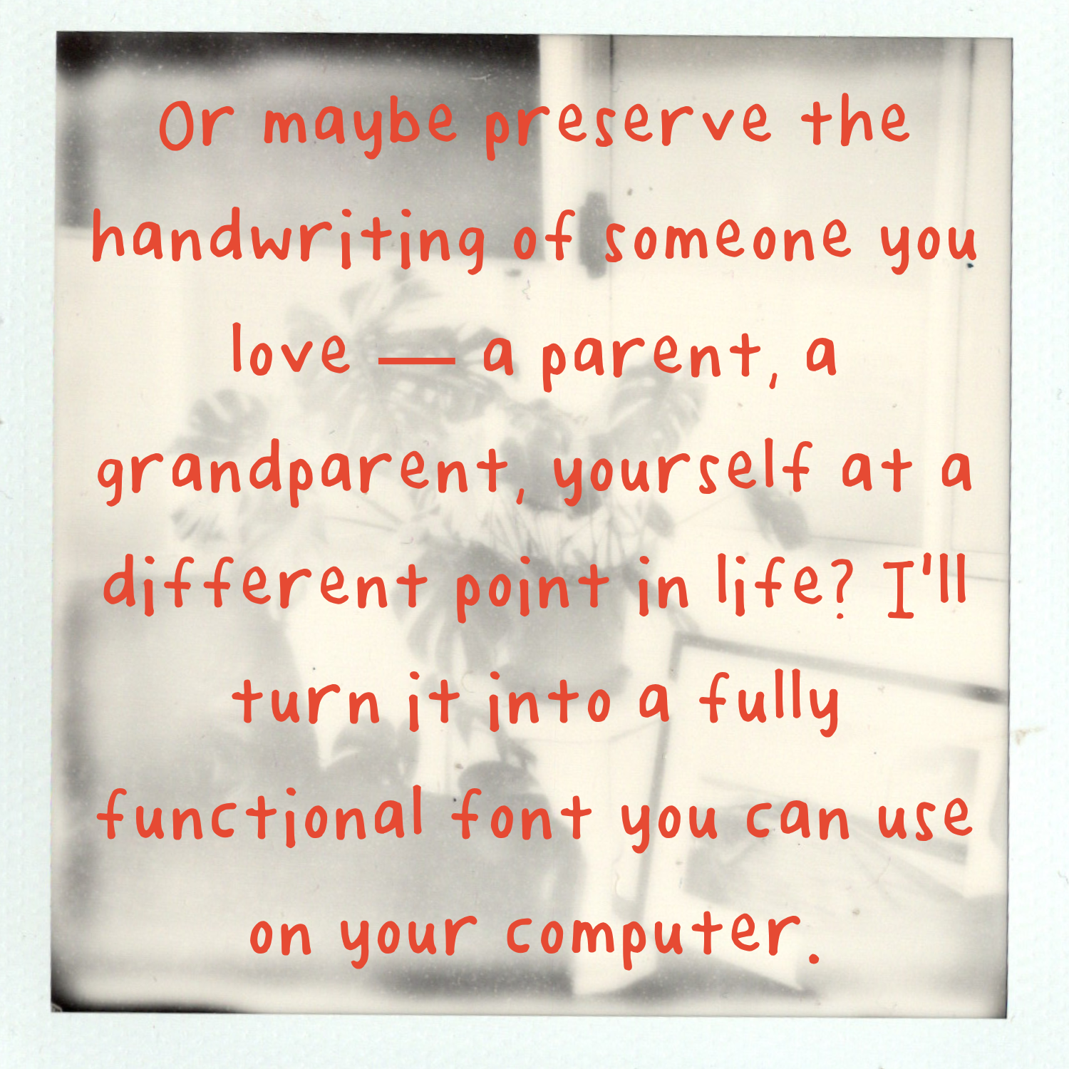 Preserve the handwriting of someone you love — custom font creation service by Marley Alvarez